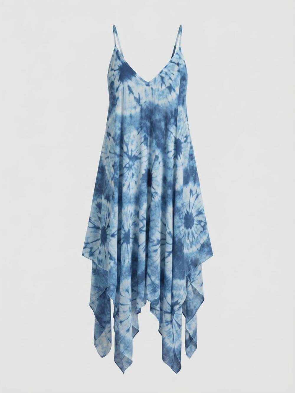Raviya Blue Tie Dye Maxi Swim Cover-up Dress